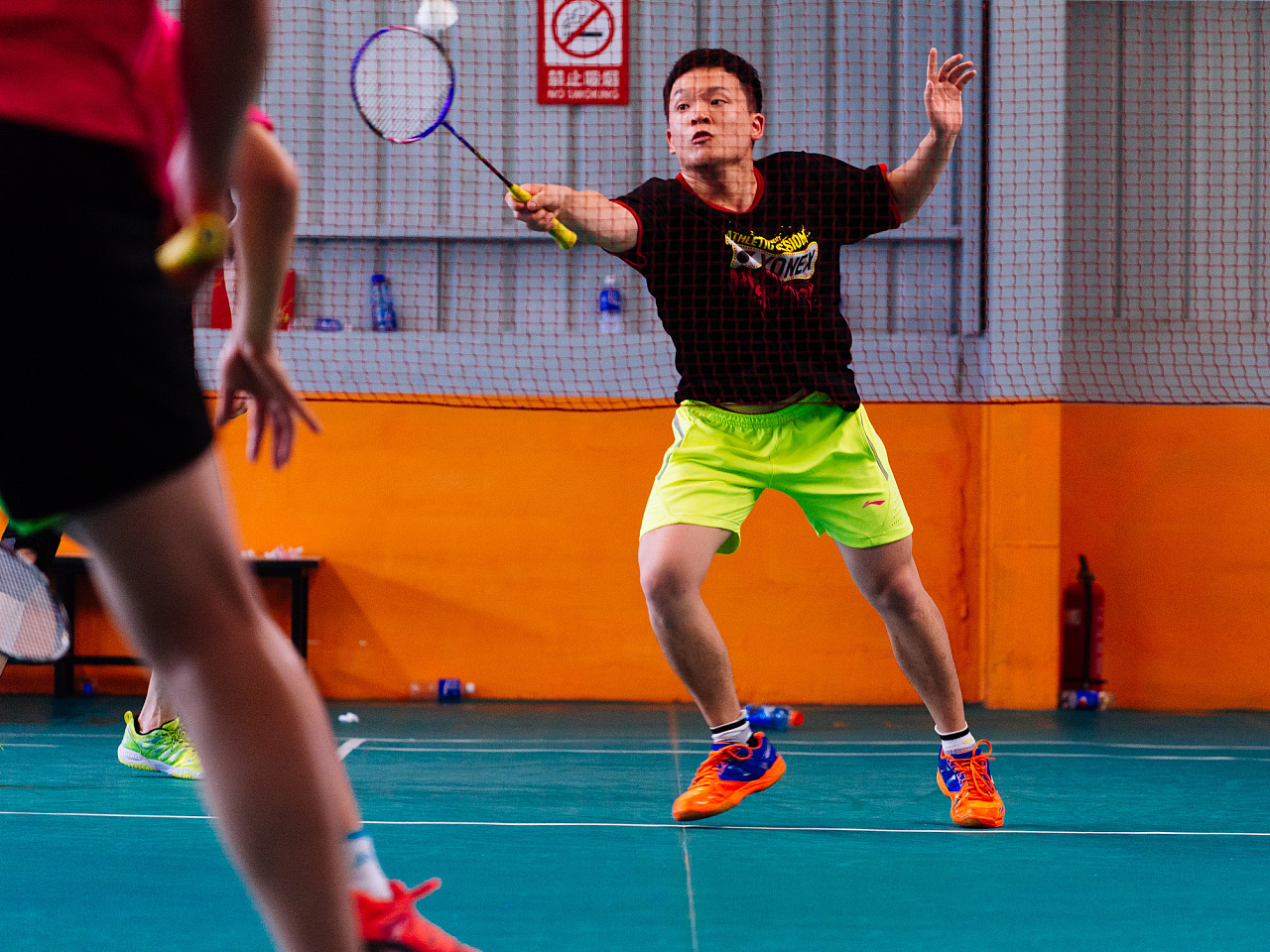 赛事中的良 赛事中的良